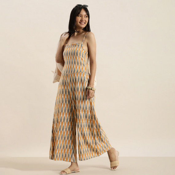 https://goldensgrove.in/products/women-mustard-blue-ikat-printed-sleeveless-culotte-jumpsuit