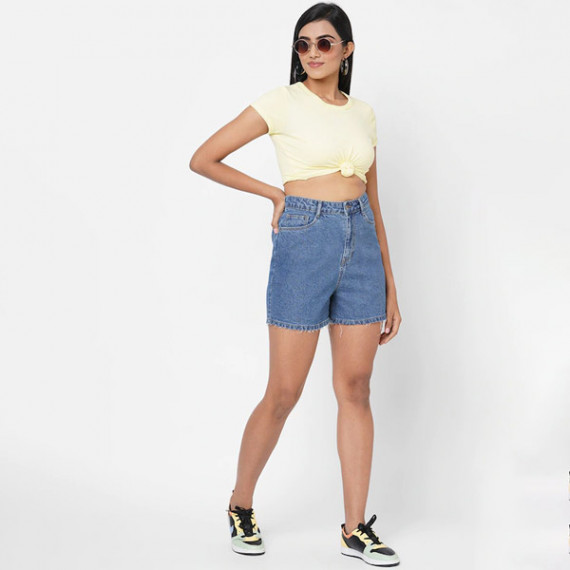 https://goldensgrove.in/products/women-blue-slim-fit-high-rise-denim-shorts