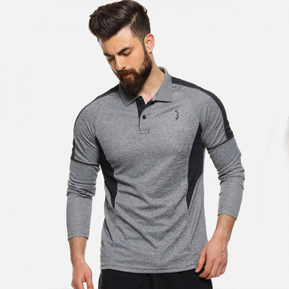 https://goldensgrove.in/products/men-grey-black-colourblocked-polo-collar-t-shirt