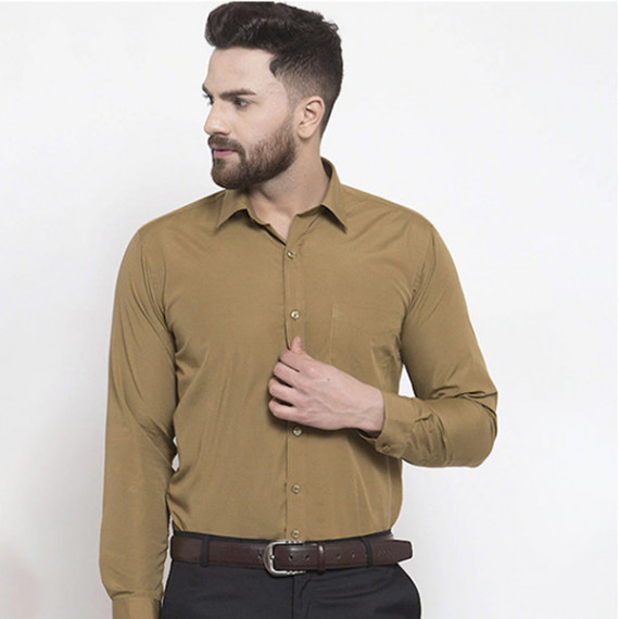 https://goldensgrove.in/products/men-khaki-slim-fit-solid-formal-shirt