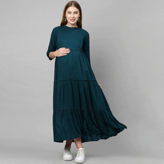 https://goldensgrove.in/products/teal-green-maternity-maxi-nursing-dress