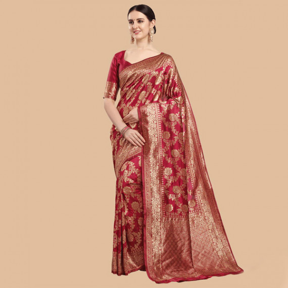 https://goldensgrove.in/products/maroon-gold-ethnic-motifs-zari-silk-blend-banarasi-saree