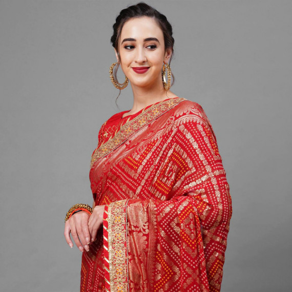 https://goldensgrove.in/products/red-gold-toned-woven-design-bandhani-saree