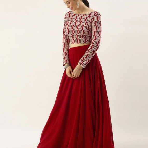 https://goldensgrove.in/products/maroon-embroidered-thread-work-ready-to-wear-lehenga-blouse-with-dupatta